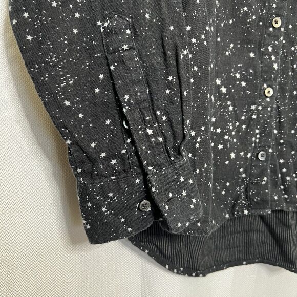 Madewell Oversized Ex-Boyfriend Shirt In Star Print Button Down Women's Size M - Picture 15 of 16